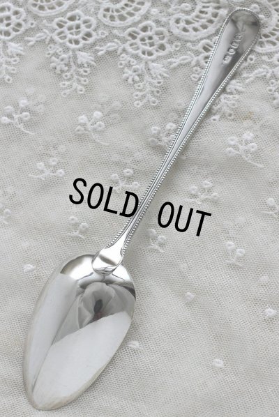 画像2: 215年前の純銀製 ジョージアン アンティーク シルバー 大型ベリースプーン 鳥のエングレービング カップ  21.5cm