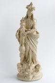 画像1: 1800年代後期 フランス製 アンティーク マリア像 勝利の聖母 Notre Dame des Victoires 全高 49.5cm 西洋宗教美術 (1)