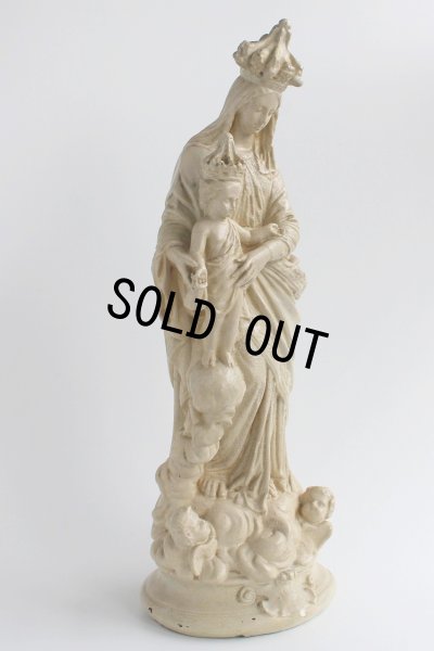 画像3: 1800年代後期 フランス製 アンティーク マリア像 勝利の聖母 Notre Dame des Victoires 全高 49.5cm 西洋宗教美術