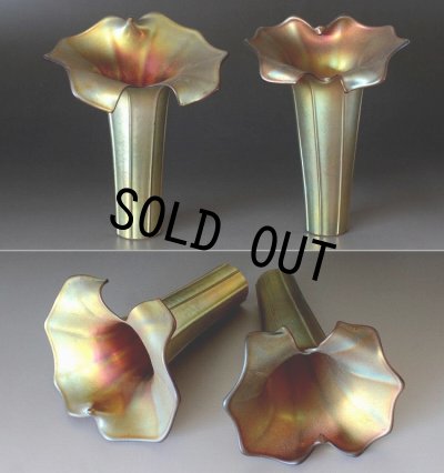 画像13: オーギュスト・モロー作 ブロンズ彫刻女神像 アールヌーヴォー 2灯ランプ ファブリルシェード 全高75cm