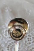 画像5: 1805年 ジョージアン 英国アンティークシルバー 純銀製 金彩 キャディ―スプーン マザーオブパール 白蝶貝ハンドル