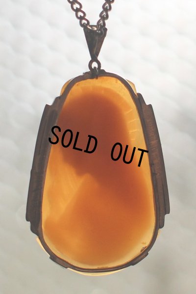 画像4: 1930年代 フランス製 アンティーク シェルカメオ 聖母マリア 細密彫り アールデコ