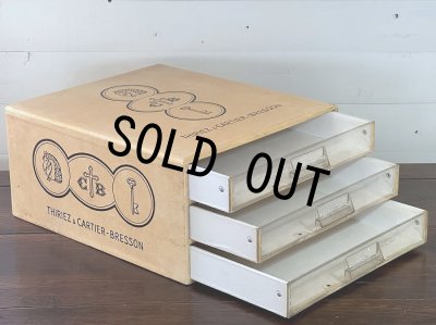 画像4: アンティーク フランス 希少な販促用 非売品 ソーイング・キャビネット「ティリエズ＆カルティエ・ブレッソン」メルスリー
