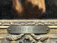 画像5: アンティーク フランス 油彩画 「パイプを持つバスクの男」 ロマーナ・アレーギ (1875-1932) 作 サイン有 木製金彩額装