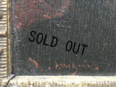 画像4: アンティーク フランス 油彩画 「パイプを持つバスクの男」 ロマーナ・アレーギ (1875-1932) 作 サイン有 木製金彩額装