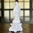 画像3: 19世紀 古白釉 ムスティエ窯 アンティーク マリア像 大型 聖心の聖母 南フランス 宗教美術 西洋骨董 古陶像