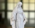 画像15: 19世紀 古白釉 ムスティエ窯 アンティーク マリア像 大型 聖心の聖母 南フランス 宗教美術 西洋骨董 古陶像