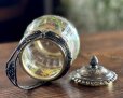 画像12: フランス製 アンティーク オールドバカラ ビスケットジャー 950純銀 金鍍金 クリスタルガラス エナメル彩 1900年代初期製 