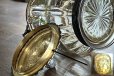 画像8: フランス製 アンティーク オールドバカラ ビスケットジャー 950純銀 金鍍金 クリスタルガラス エナメル彩 1900年代初期製 