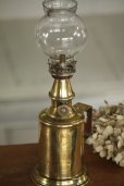 画像1: 1885年　フランス製　PARIS　ピジョン　アンティーク・オイルランプ　真鍮タンク　点灯テスト済　希少な実用品　高25ｃｍ (1)