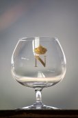画像1: フランス製　ビンテージ　バカラ　ナポレオン　ブランデーグラス　金彩の王冠とN　クリスタル　高 11.3ｃｍ (1)