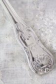画像2: 美品　希少な逸品　豪華クイーンズパターン　ジョージアン　アンティークシルバー　純銀製　スプーン　1822年　ロンドン製　18.0ｃｍ　68g (2)