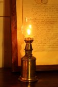 画像2: 1800年代後期　フランスPARIS製　アンティーク　ピジョンオイルランプ　真鍮タンク　点灯テスト済　実用品　高 24.5ｃｍ (2)