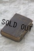 お買い得　1800年代後期　フランス製　アンティーク聖書（ミサ聖典）　11.0×8.6×2.8ｃｍ　512ページ
