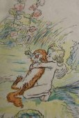 画像4: 1896年製　フランス　PARIS　アンティーク　Le Rire　社会風刺誌　猫を抱きしめる天使と貴婦人　12ページ　30.5×23.5ｃｍ (4)