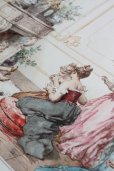 画像3: 1900年代初期　フランス製　CADEAUX  DE  NOEL　天使にクリスマスプレゼントを贈る貴婦人　アンティークプリント　36.3×27.5ｃｍ (3)