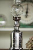 画像3: 1885年　フランス製　PARIS　ピジョン　アンティーク・オイルランプ　シルバープレートタンク　点灯テスト済　希少な実用品　高24.5ｃｍ (3)