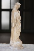 画像2: １９世紀　フランス製　薔薇冠　祈りの聖母　アンティーク　マリア像　（ 8 December 1854 ）　４４ｃｍ　２．４４kg (2)