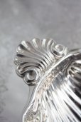 画像4: 極上美品　純銀製　シェル・バターディッシュ　豪華飾り象嵌 ＆ 立脚　1984年製　英国ロンドン製　111ｇ (4)