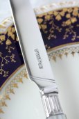 画像3: 極美品　ヴィクトリアン　純銀製　輝くマザーオブパール　大型デザートナイフ　1840年　英国シェフィールド　20.5ｃｍ (3)