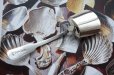 画像3: 希少　1821年　ジョージアン　アンティークシルバー　純銀製　キャディスプーン　シャベル型　フィルドルパターン (3)