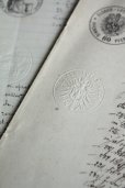 画像2: お買い得！1800/1900年代　フランスの古文書　アンティーク・マニュスクリ　枯れたインク　美しい手書き文字　2種類　2枚　8ページ (2)