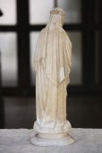 画像4: １９世紀　フランス製　薔薇冠　祈りの聖母　アンティーク　マリア像　（ 8 December 1854 ）　４４ｃｍ　２．４４kg (4)