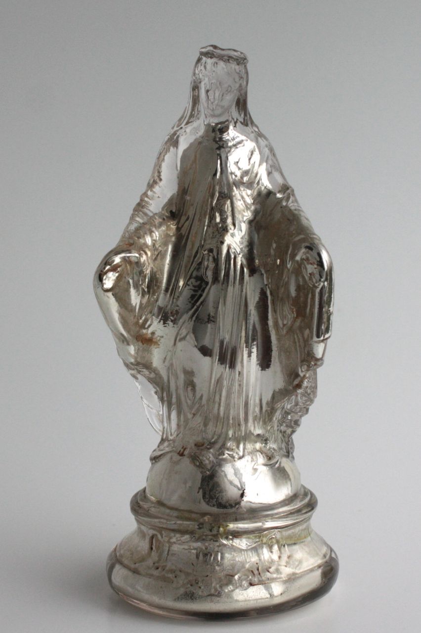 古いマーキュリーグラスのキャンドルグラス / 1800年代(19世紀 