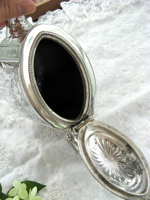 1800年代 ジョージアンスタイル シルバープレート アンティーク・ティーポット（4カップ） イギリス製 - ノッティン アンティークス