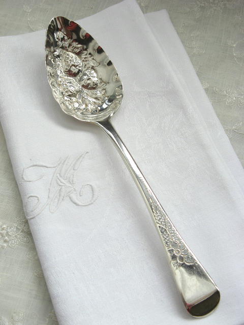 銀のスプーン cutlery spoon アンティーク 上海イギリス租界 極希少+