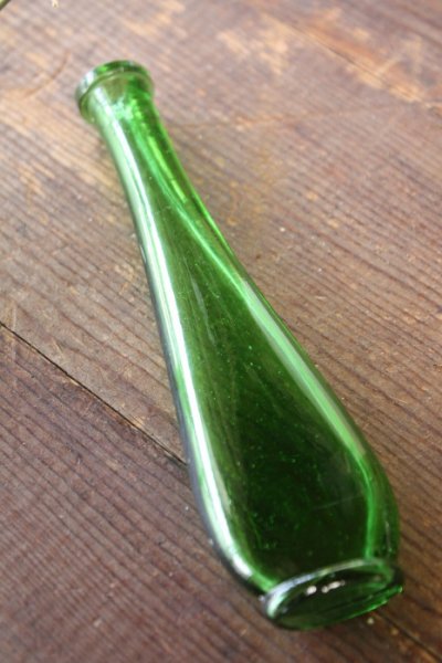 画像3: 色がいいんです！　綺麗なグリーン　ロゴ入り　イギリス製　H 15.8ｃｍ　1900年代初期