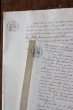 画像1: 1800年代　フランスの古文書　アンティーク・マニュスクリ　枯れたインク　美しい手書き文字　2種類　2枚　5ページ (1)