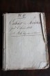 画像3: 1834年　フランスの古文書　農地区割り＆収穫量　枯れたインク　手書き文字　19.5 × 16.0ｃｍ　約181ページ (3)