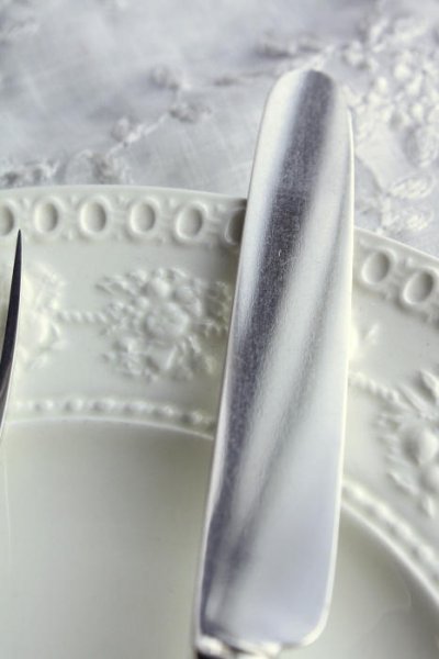 画像2: 美品　ジョージアン　アンティークシルバー　純銀製　マザーオブパール　デザートフォーク＆ナイフセット　1820年　英国シェフィールド製
