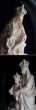 画像3: 1900年代中期　フランス製　聖母マリア　キリスト　大型　木製楕円額　オーバル型　レリーフ　ガラス無し　40.5cm (3)