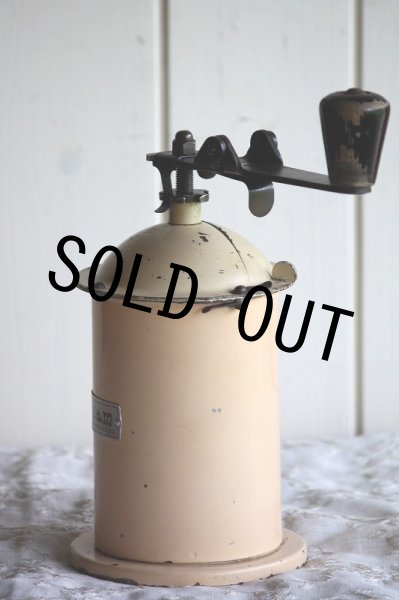 画像5: 稀少　1950年代　フランス製　SALAM　コーヒーミル　アイボリー　折り畳みハンドル　刃は完全メンテナンス済の極美 (5)