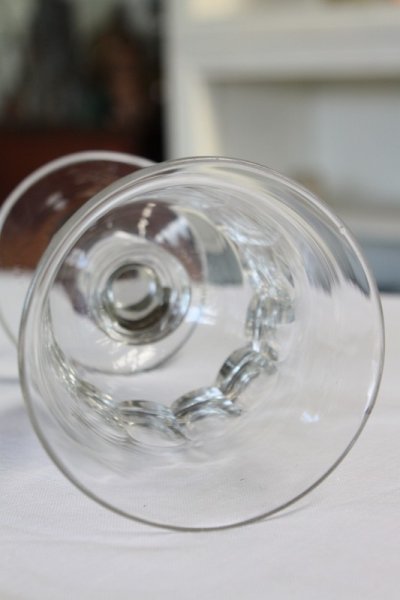 画像2: オールドバカラ 1900年代初期 フランス製 アンティークワイングラス クリスタルガラス チューリップ型　口径8.0ｃｍ　全高15.2ｃｍ