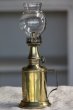 画像3: 希少なエンボスロゴ　1800年代後期　フランス製　PARIS　ピジョン　アンティーク　オイルランプ　真鍮タンク　点灯テスト済　高24.5ｃｍ (3)