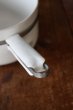 画像3: 1930年代　フランス製　リモージュ　LIMOGES　ALUMINITE　純白磁の美しい片手鍋　サイズ２　直径14.3ｃｍ　全長22.7ｃｍ (3)