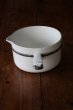 画像4: 1930年代　フランス製　リモージュ　LIMOGES　ALUMINITE　純白磁の美しい片手鍋　サイズ４　直径18ｃｍ　全長29.5ｃｍ (4)