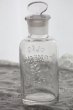 画像3: 美品　1900年代初期　フランス製　OLEO COME NOL　PARISのエンボスロゴが素敵です　アンティーク　ボトル蓋付　全高16.5ｃｍ (3)