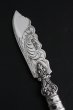 画像3: 美品　1900年　英国バーミンガム　エドワーディアン　アンティークシルバー　マザーオブパール　純銀製　バターナイフ (3)