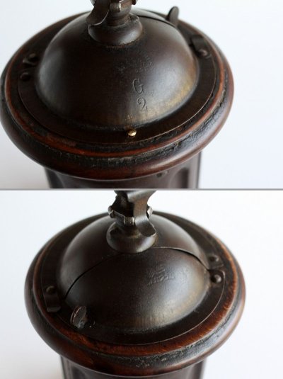 画像3: 1876〜1934年　フランス製　希少G2型　アンティーク　プジョー　コーヒーミル　刃は完全メンテ済みの極美　細粗挽き自在の実用品