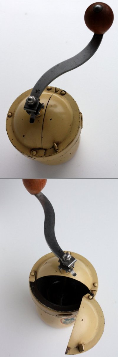 画像2: 1950〜1952年　フランス製　アンティーク　プジョー　コーヒーミル　GI　アイボリー　刃は完全メンテナンス済の極美