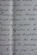 画像3: 1800年代　フランスの古文書　アンティーク・マニュスクリ　枯れたインク　美しい手書き文字　見開き1枚　3ページ (3)