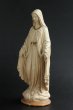 画像5: アンティーク　マリア像　カタリナ・ラブレ　凛としたマリア様　石膏像　34cm　1373ｇ　フランス製　1900年代初期 (5)