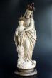 画像1: 1900年代初期　フランス製　アンティーク　とても優しいお顔の大きなマリア像　勝利の聖母　Notre Dame des Victoires　全高 49.5cm　3kg (1)