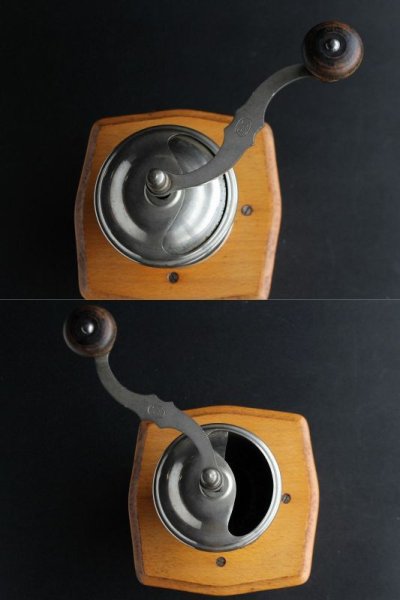 画像1: 1940年代　西ドイツ製　ザッセンハウス　大型　コーヒーミル　刃は完全メンテナンス済み極美　細粗挽き自在の実用品