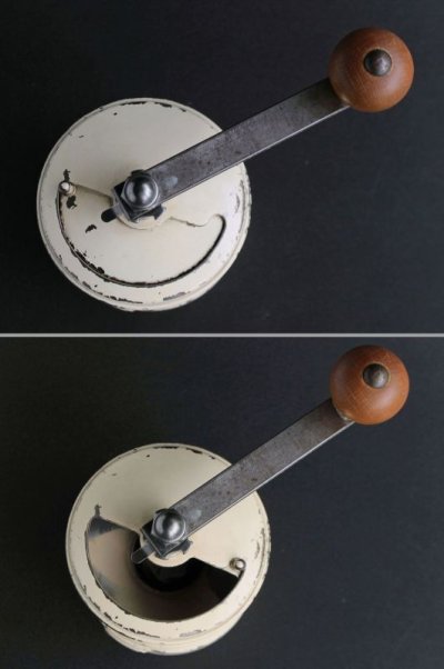 画像2: 1950年代　フランス製　アンティーク　プジョー　コーヒーミル　ディアボロ　刃は完全メンテナンス済み極美　細粗挽き自在