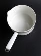 画像2: 1930年代 フランス製 アンティーク リモージュ Limoges 純白磁の美しい片手鍋 サイズ5 直径18.8ｃｍ 全長32.8ｃm (2)
